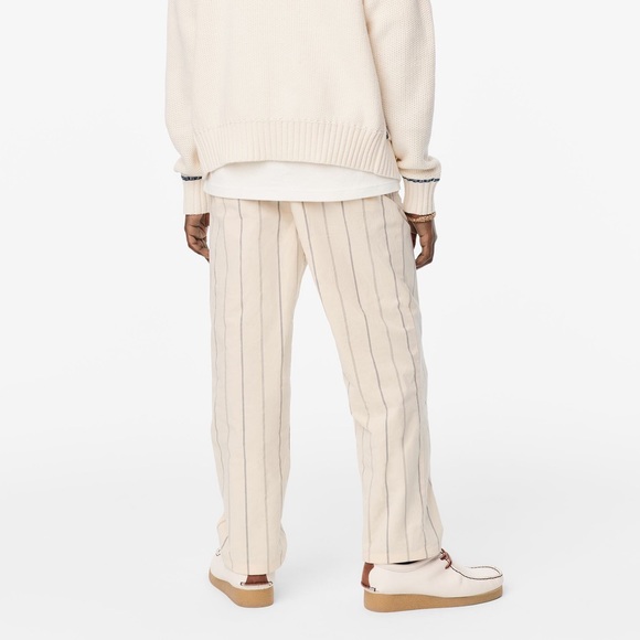 Zara Collection STRIPED POPLIN TROUSERS - Picture 3 of 6